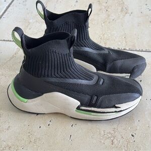 Zara Sneakers Kids, Black, Sock Style, Size 33